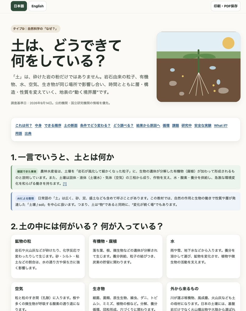 世界の仕組みを解剖するデータベース
