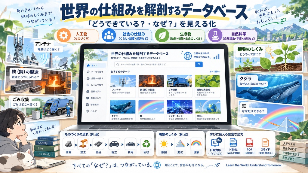世界の仕組みを解剖するデータベース