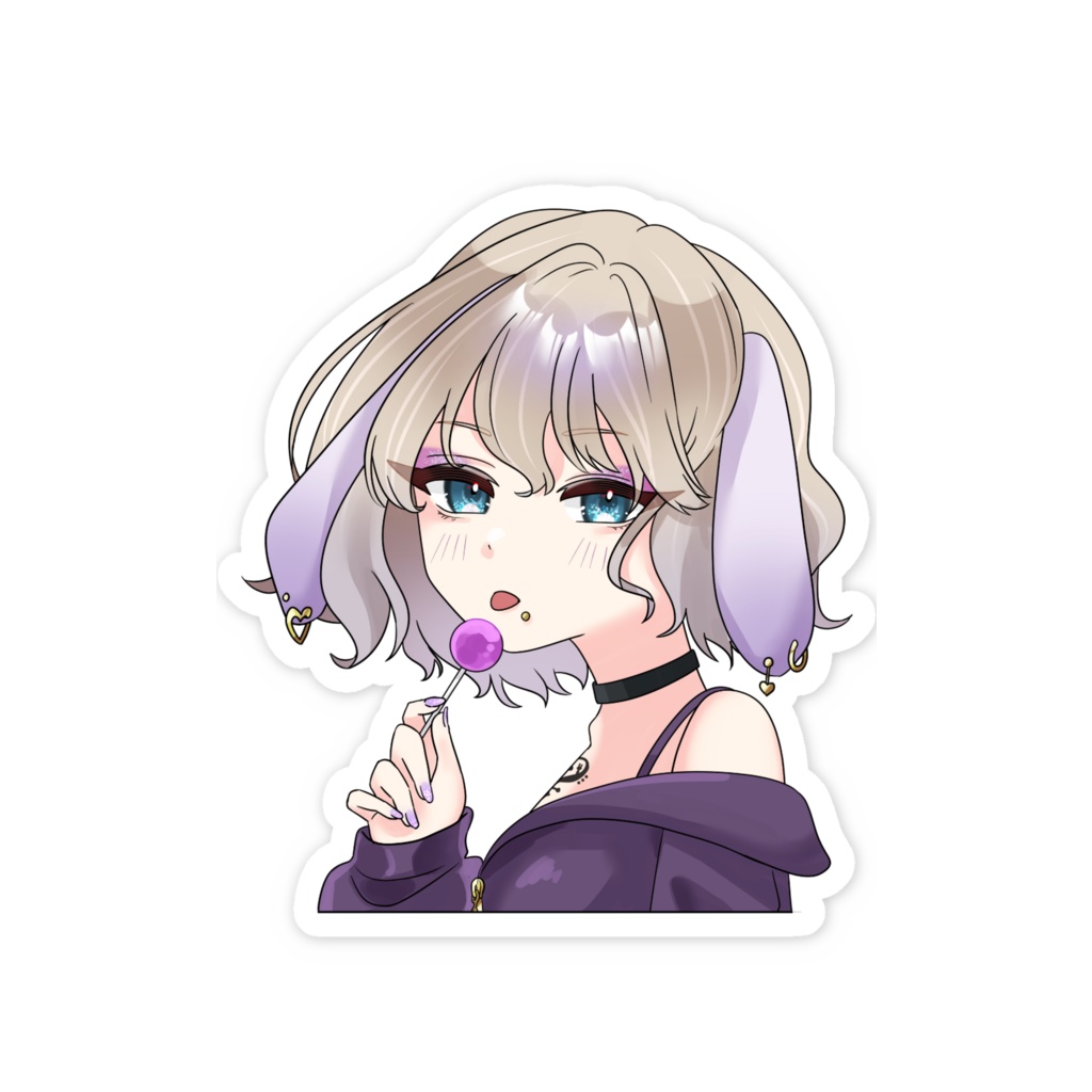 ギャルはにステッカー