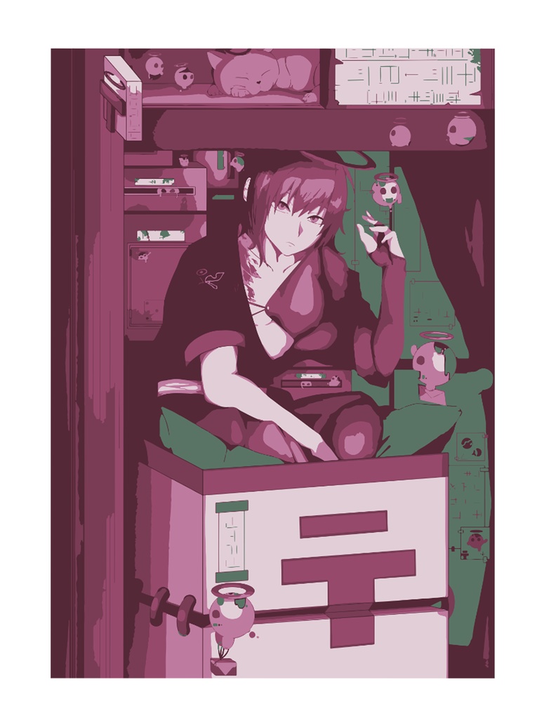 郵便屋の欠陥天使アクリルキーホルダー