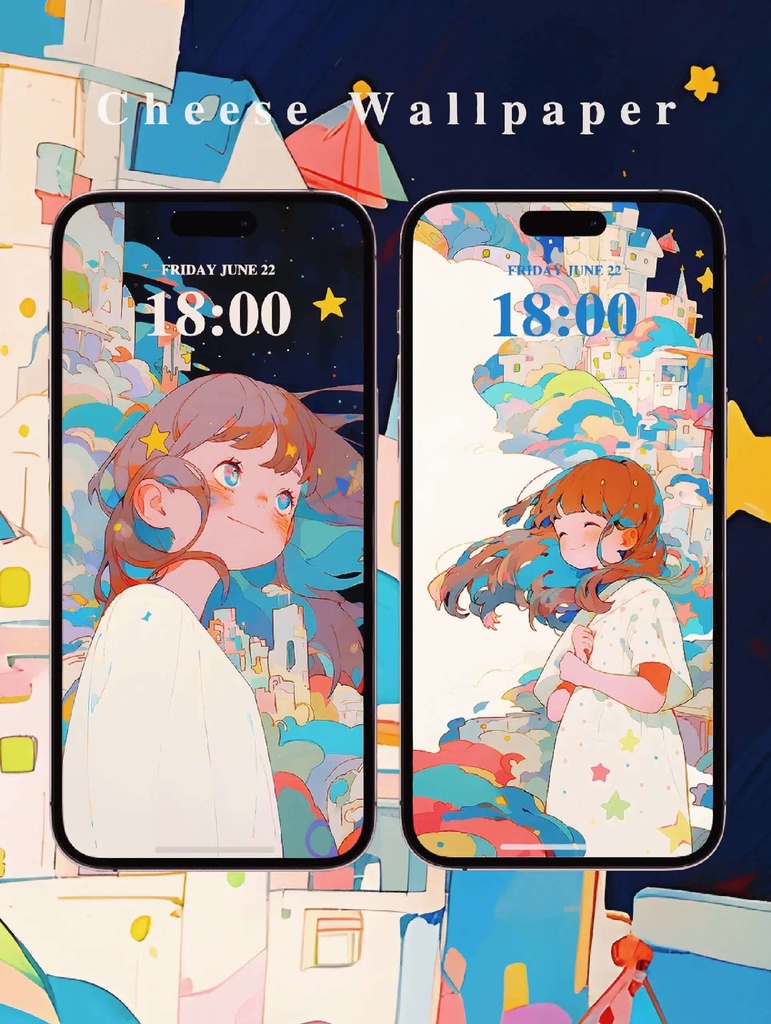 8-9.パソコン/iPad/スマホ壁紙｜銀河の煌めく星-星の城