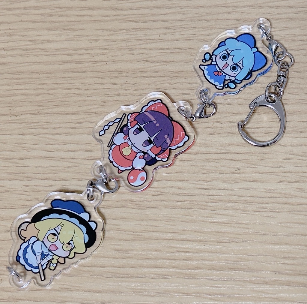 東方ぷかぷかチェーンキーホルダー