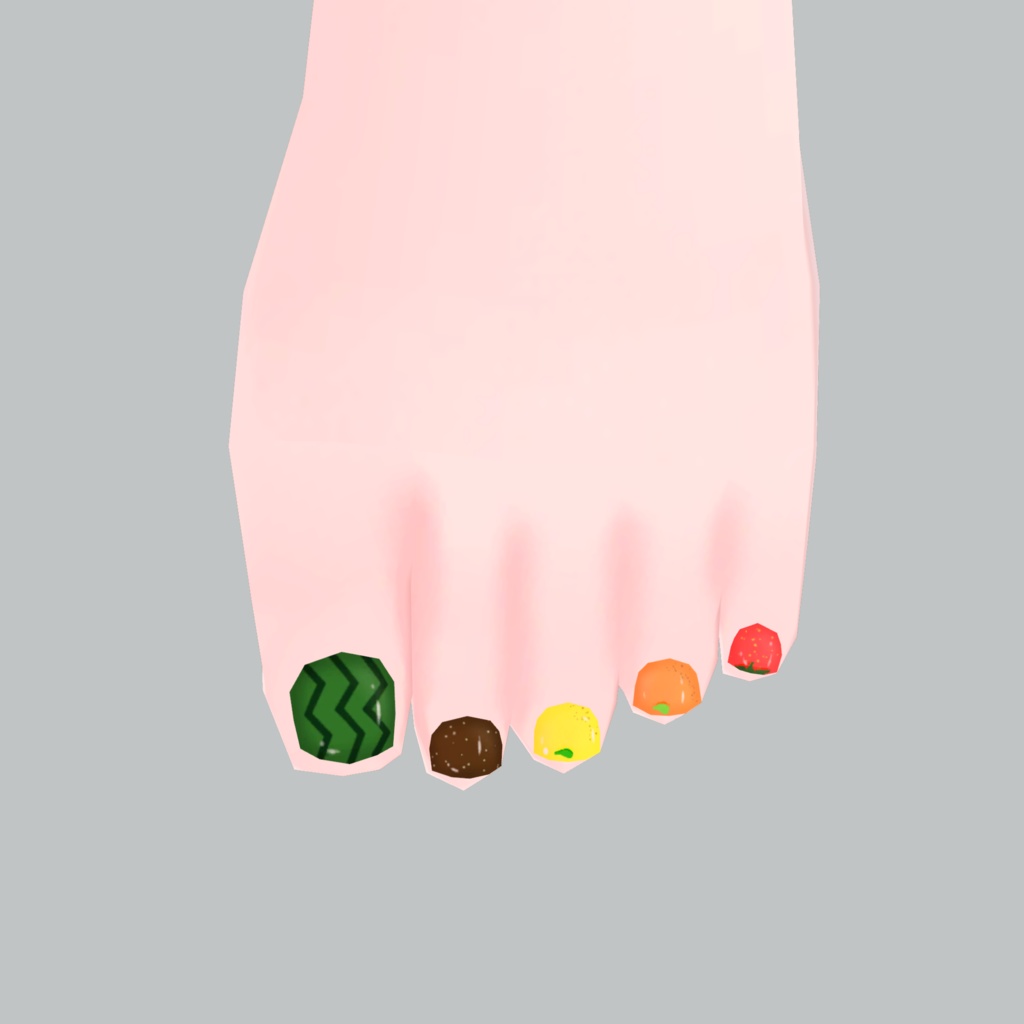 【薄荷用】フルーツの切り口ネイルテクスチャ