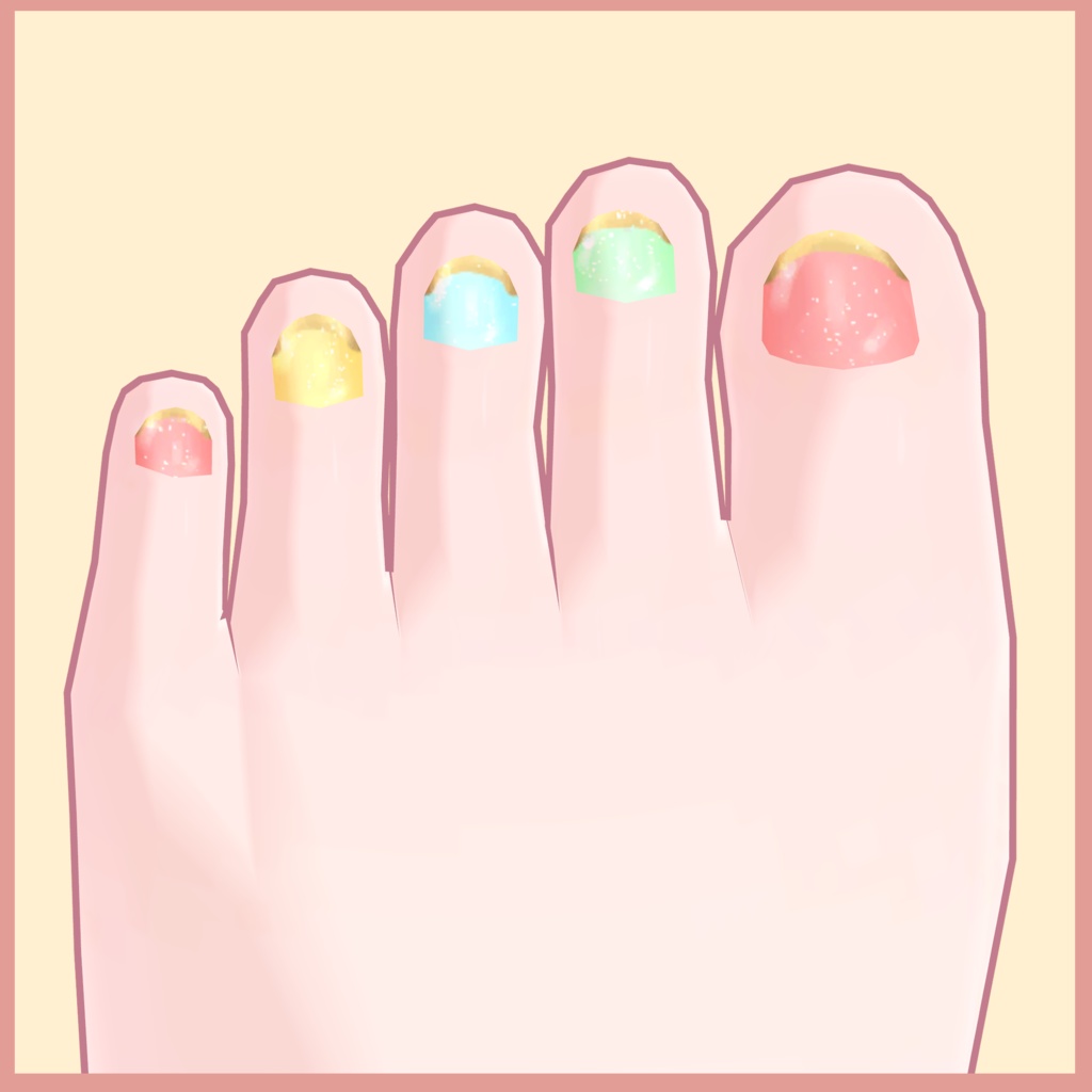 【カリン対応】パステルネイル