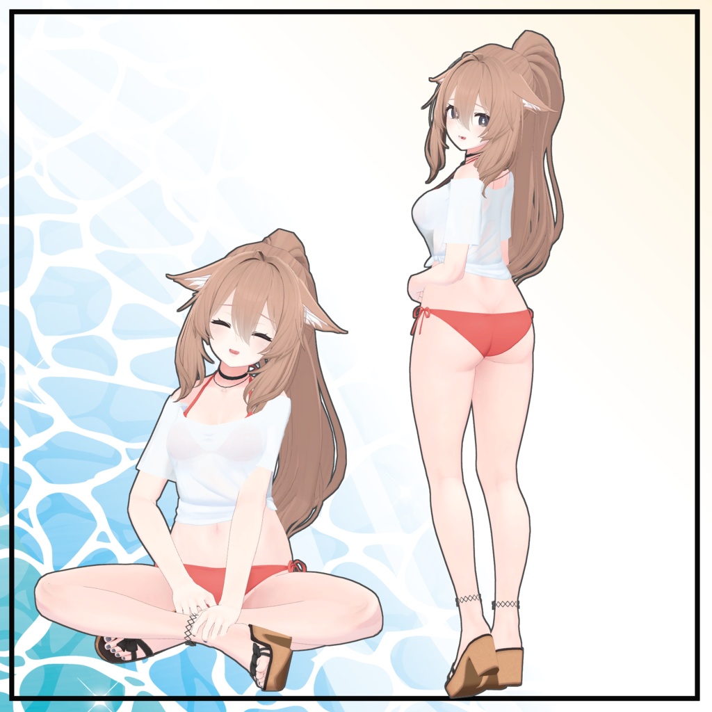 【桔梗専用】濡れ透けビキニ