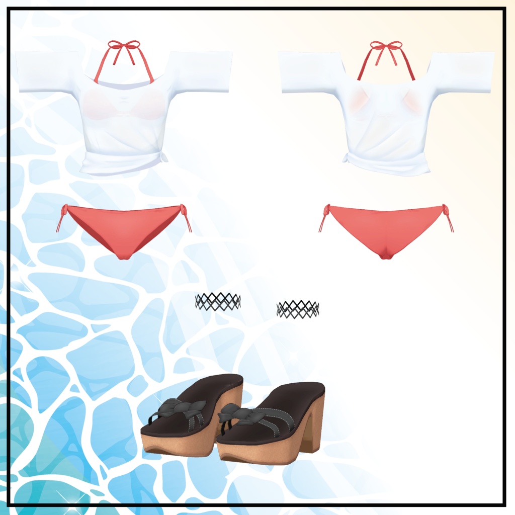 【桔梗専用】濡れ透けビキニ