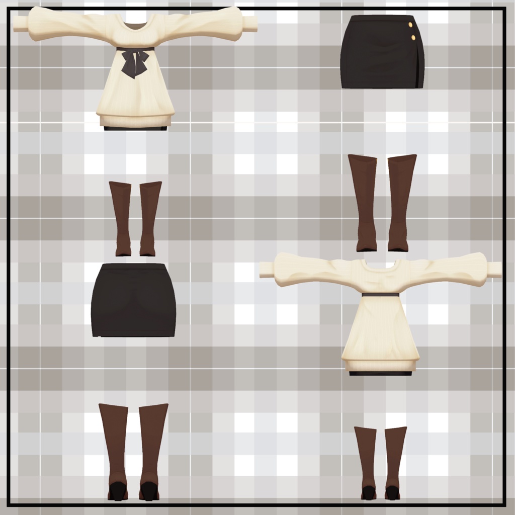 【桔梗・アルニア・トラス対応】もこもこビッグニットセーター