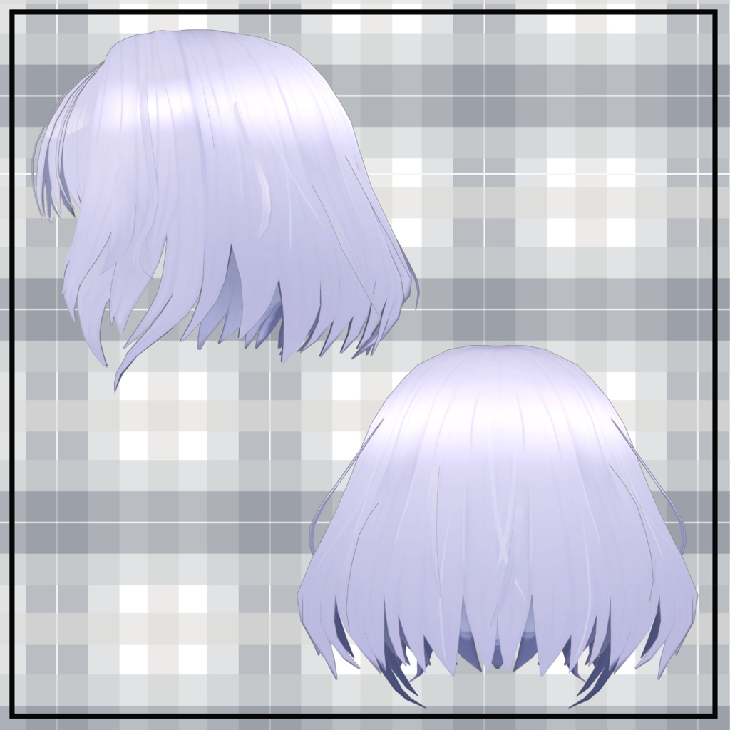 【桔梗用】もじゃ髪ショートヘアー