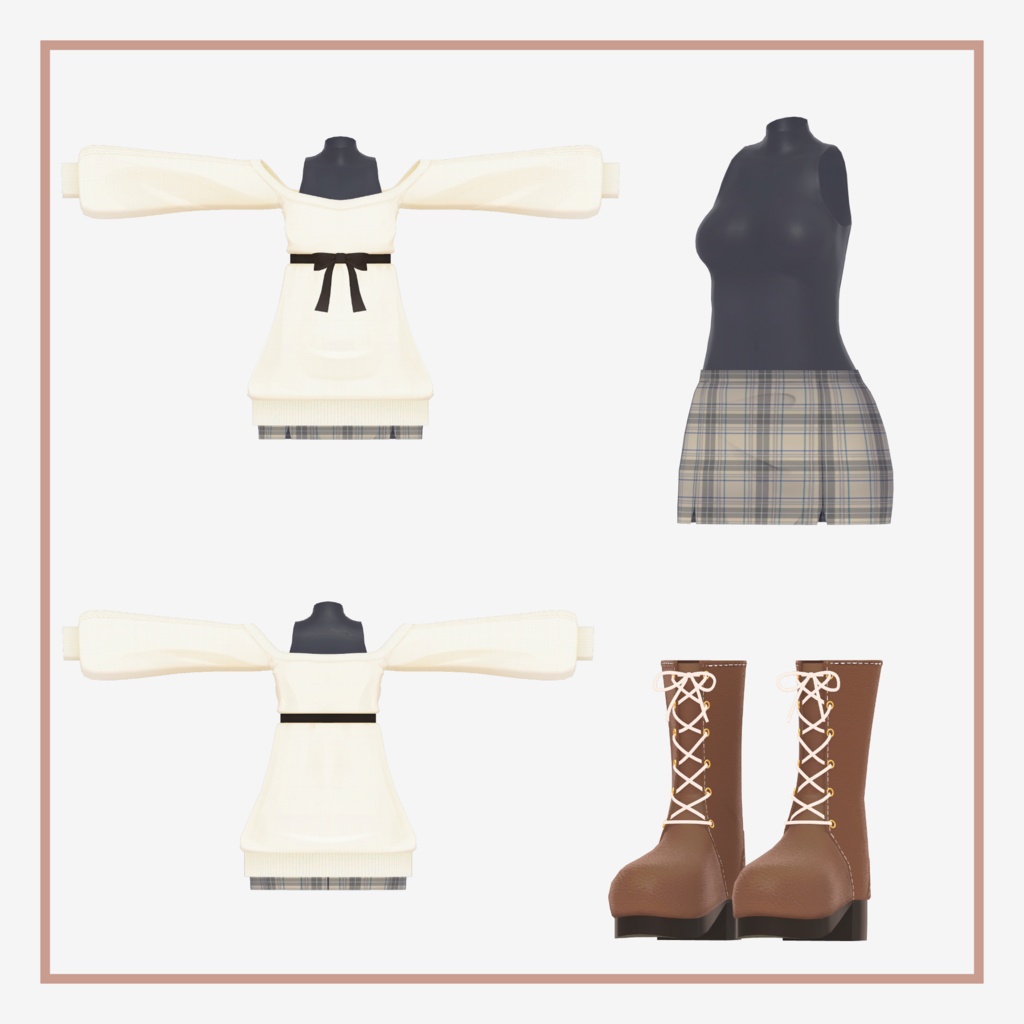 【真冬専用】もこもこニットセーター