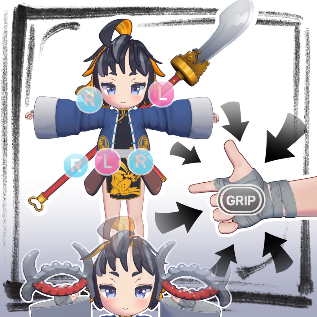 オリジナル3Dモデル「CHAO(チャオ)」 ※SALE PRICE ~26.07.31