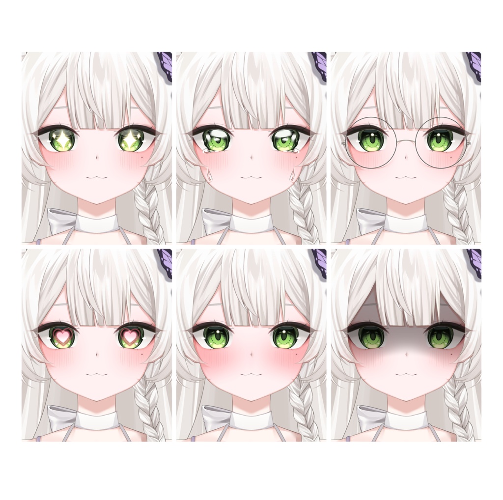 【限定一点 live2dモデル】かわいい蝶猫 model