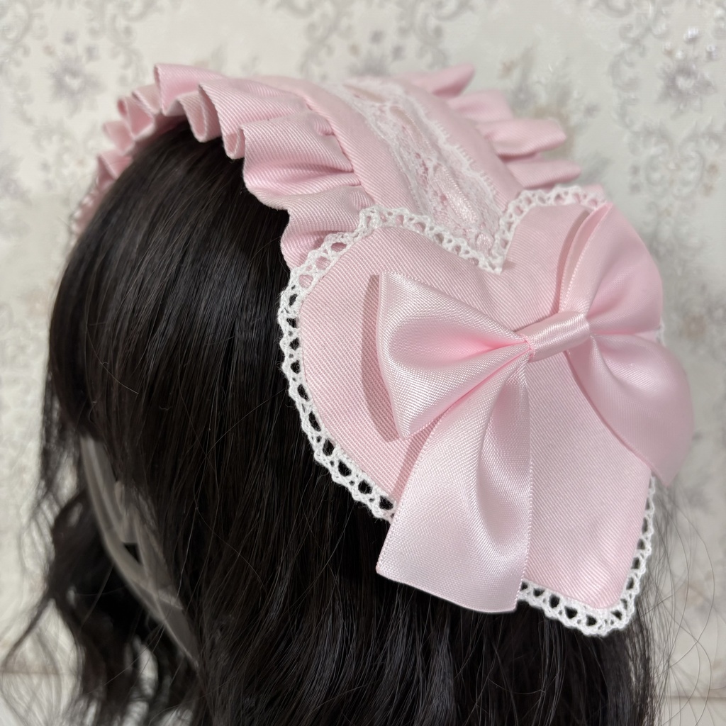 ハートヘッドドレス（ピンク）