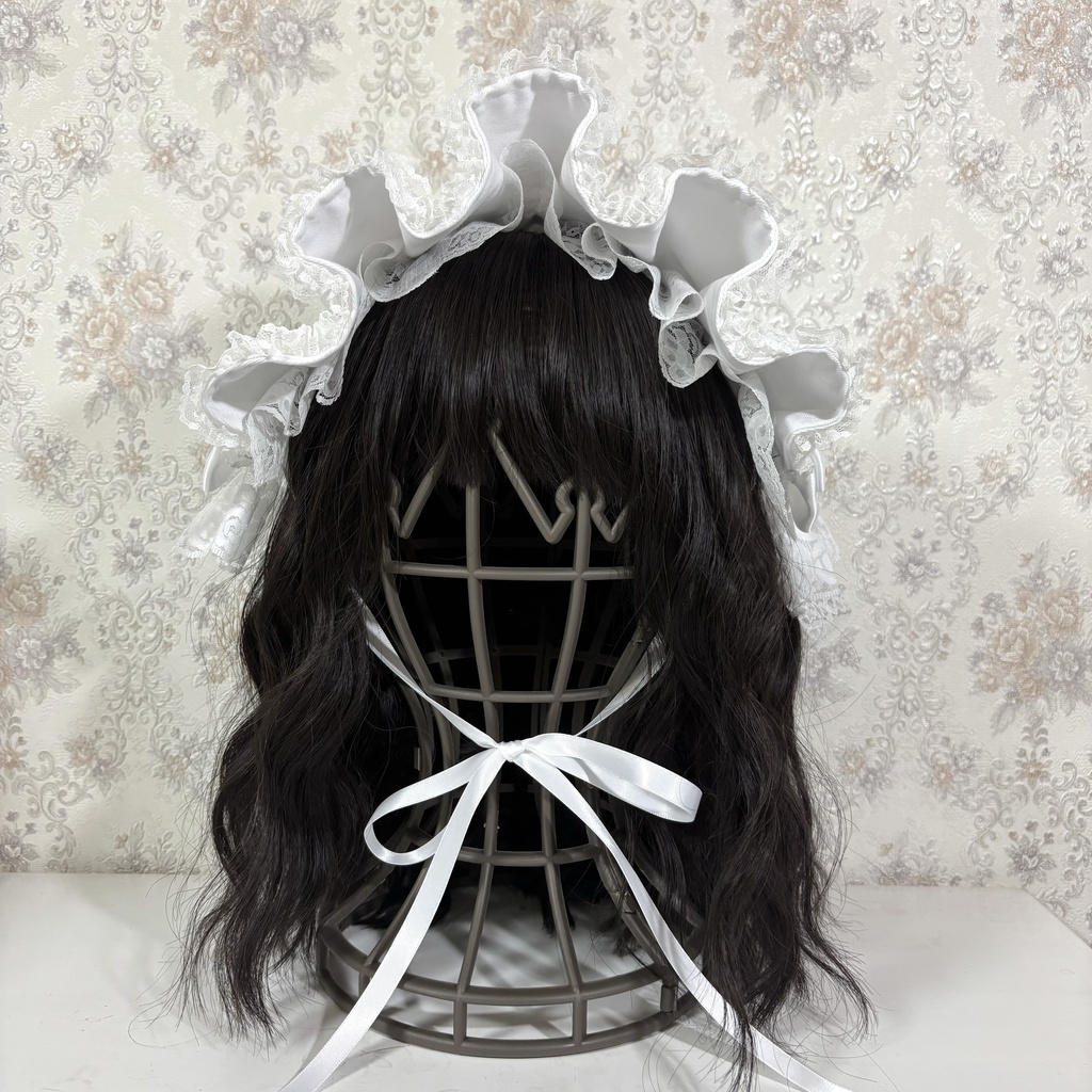 ショートベールヘッドドレス(白)