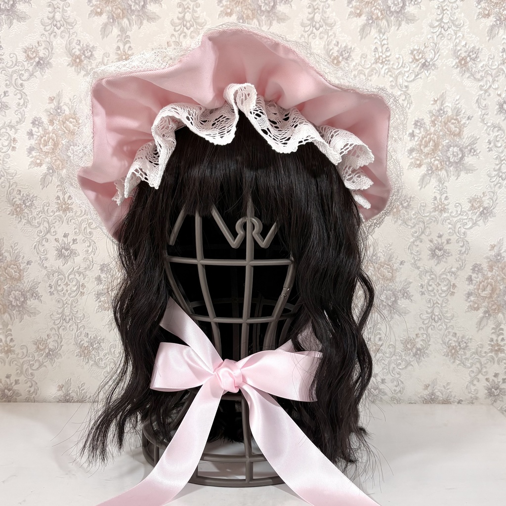 試作ハートボンネット(ピンク)