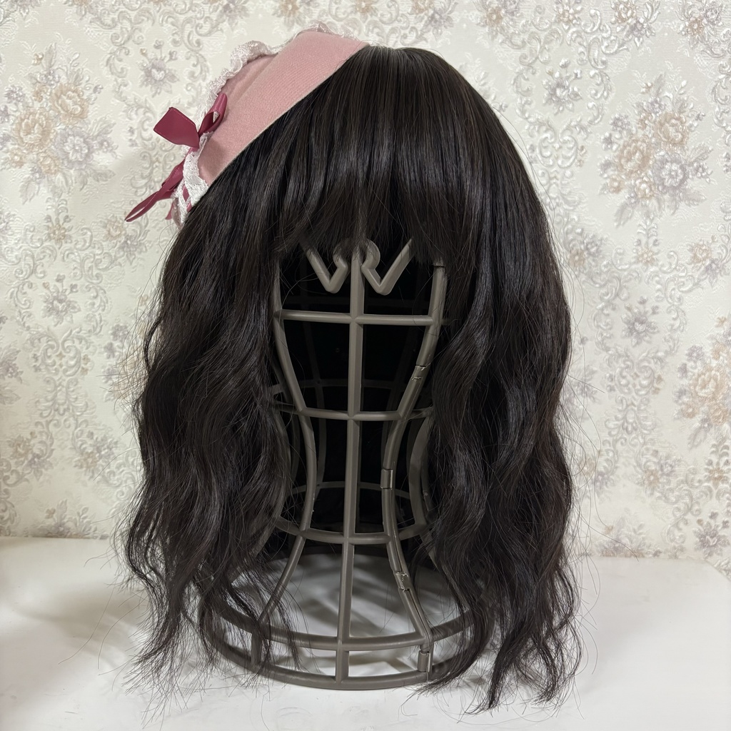 ダブルピンクカクテルハット(フリル)