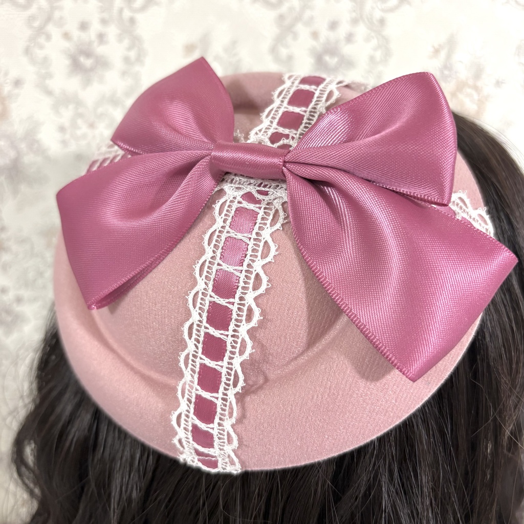 ダブルピンクカクテルハット(プレゼント)