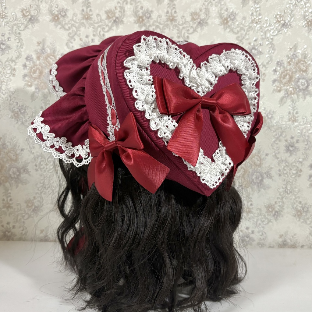 ハートボンネット（ボルドー ）