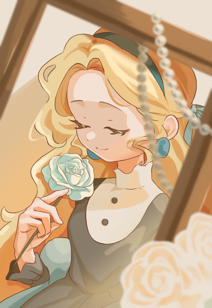 【ポストカード】白薔薇の香り
