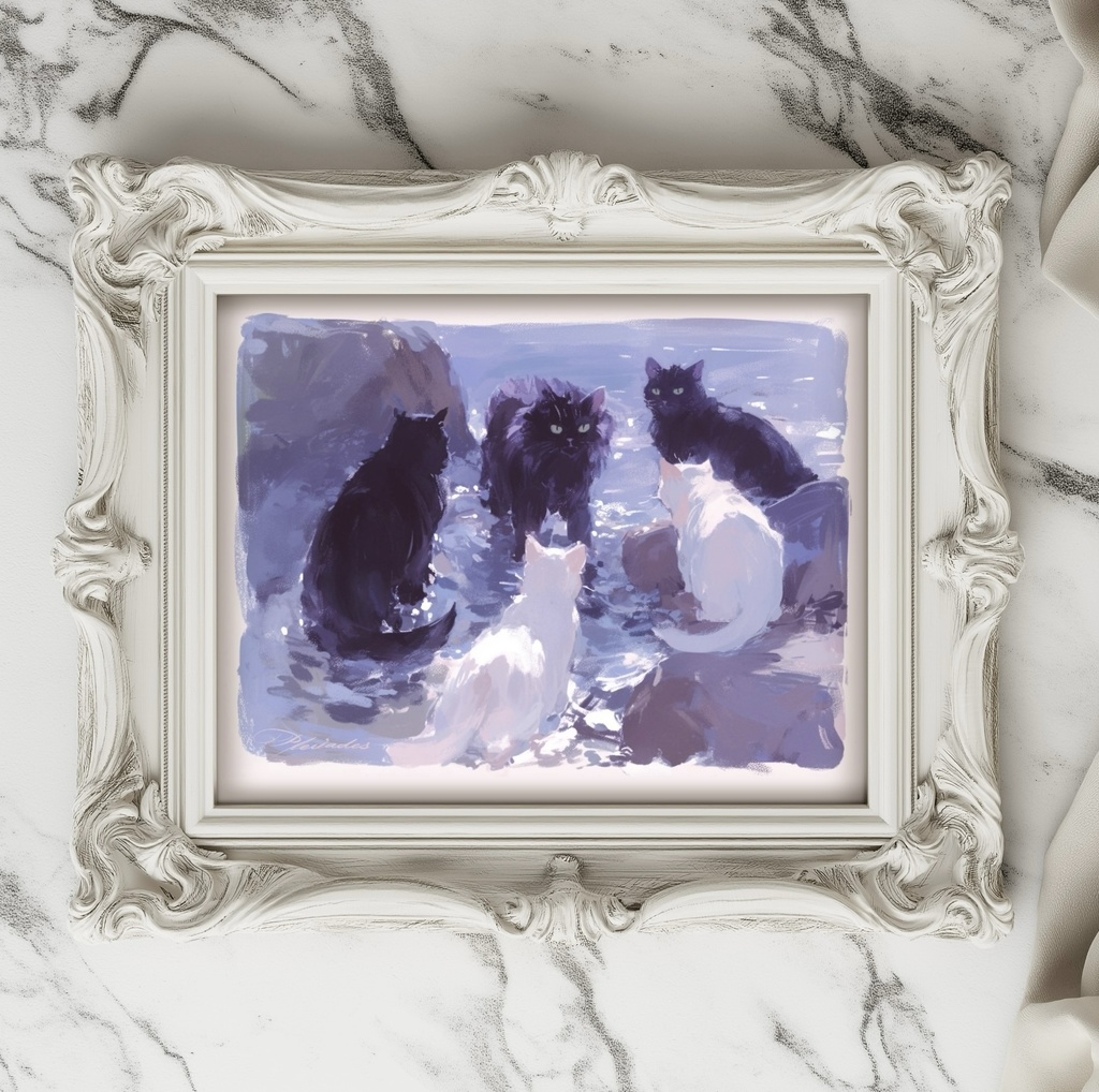 ぬれねこのひみつのあつまり