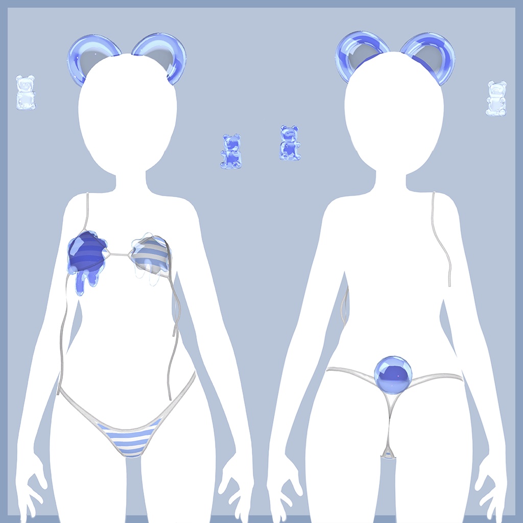 ✩˚ 。 Gummy Bear 。˚✩ 【10 アバター対応】