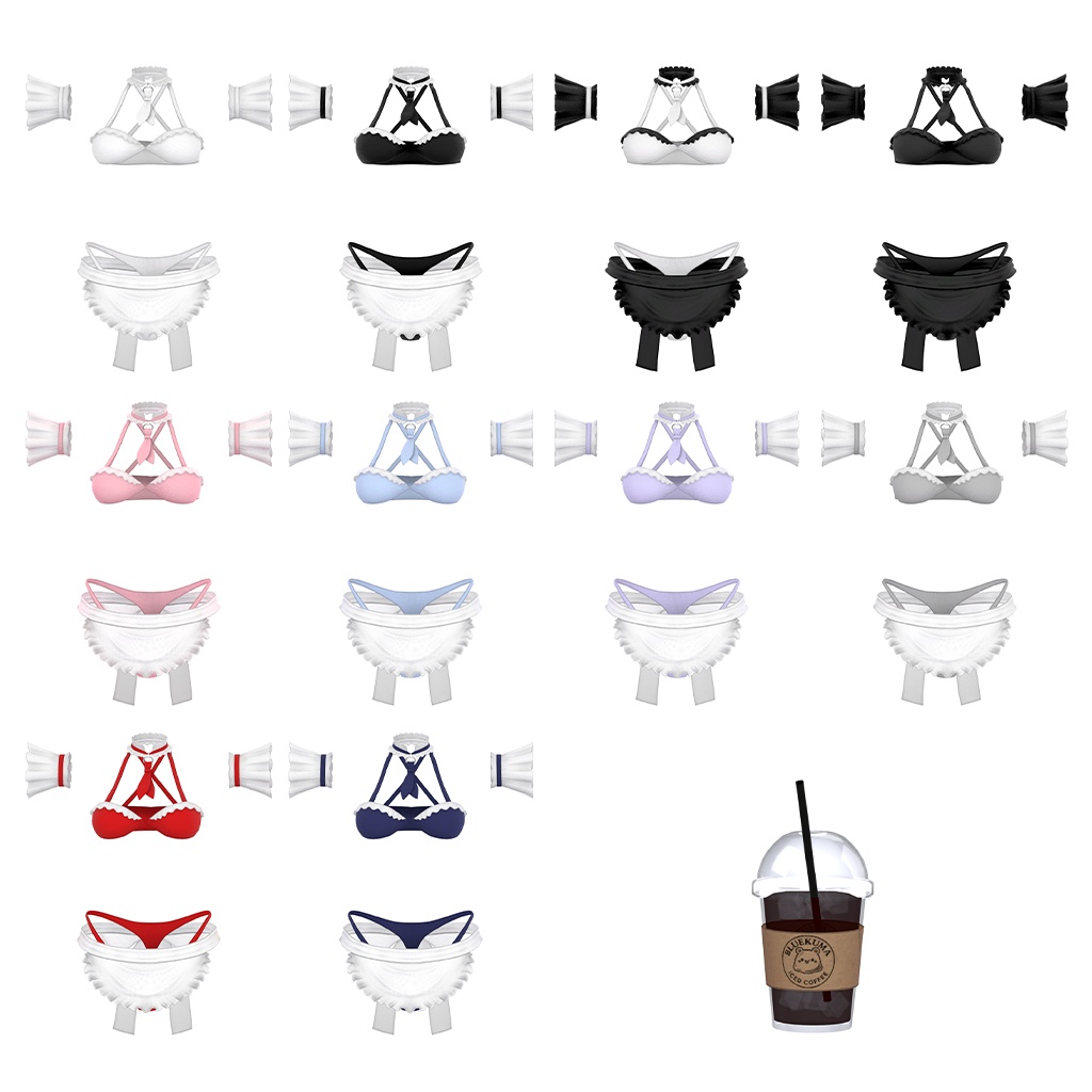 ✩˚ 。 Café Maid ICE 。˚✩ 【9 アバター対応】