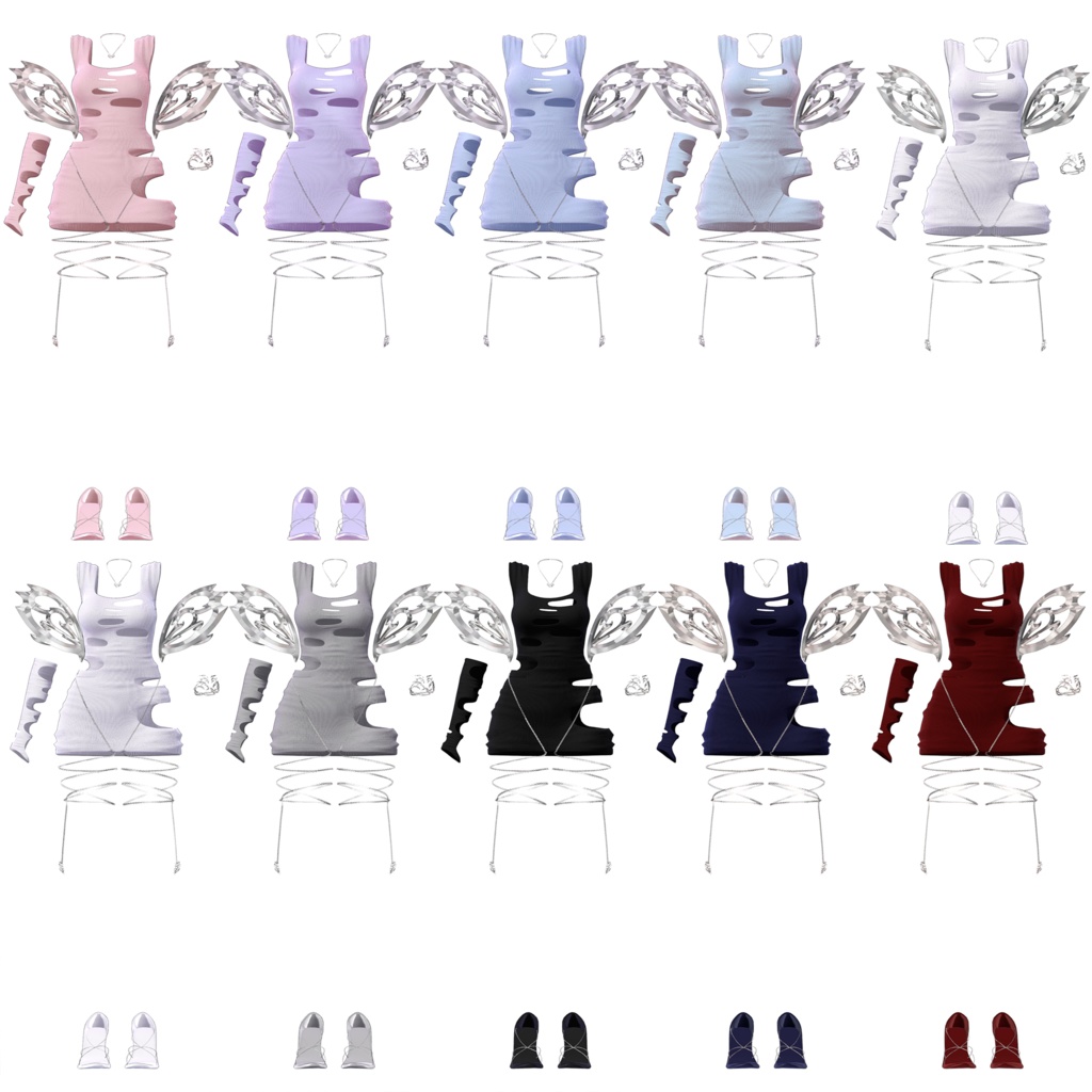 ✩˚ 。 Metallic Shard 。˚✩ 【13 アバター対応】