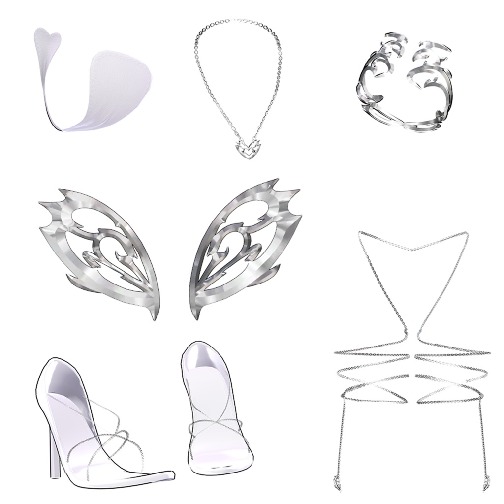 ✩˚ 。 Metallic Shard 。˚✩ 【13 アバター対応】