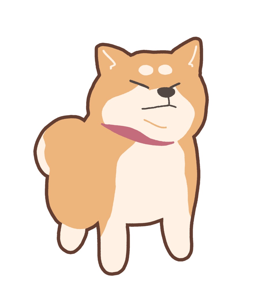 オリジナル 柴犬シールB
