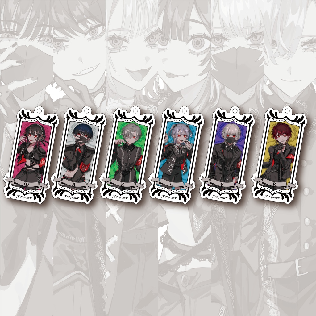 ××× project PUS ランダムアクリルキーホルダー