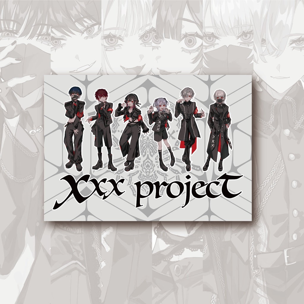 ××× project PUS ステッカーシート