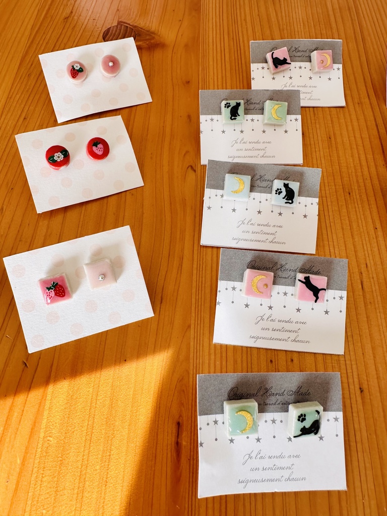 美濃焼イヤーアクセサリー