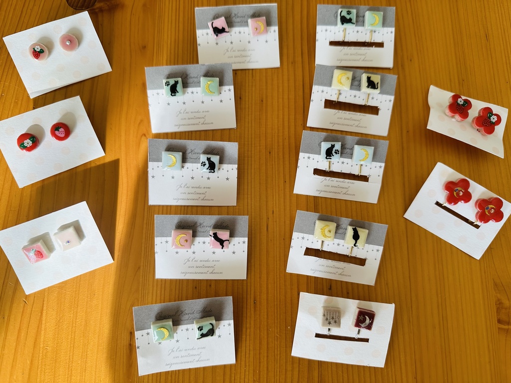 美濃焼イヤーアクセサリー