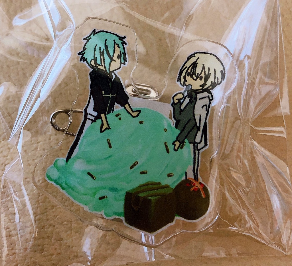 髭切+膝丸×アクリルバッジ