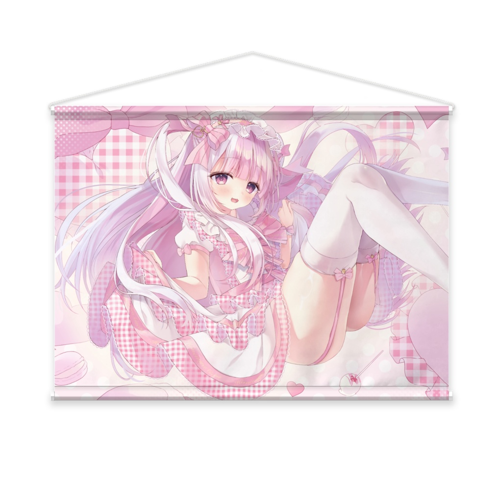 姫宮ここあopイラストタペストリー