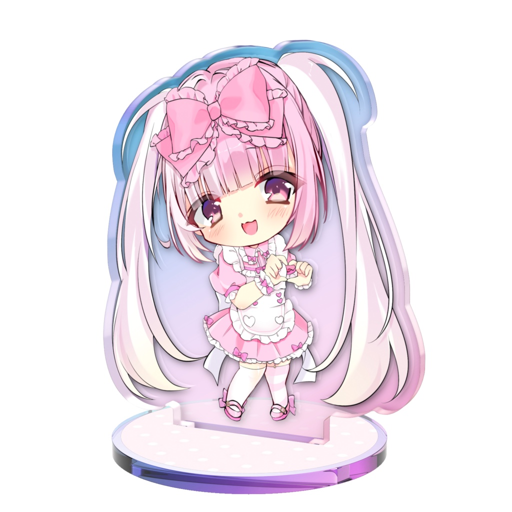 姫宮ここあ初期ミニイラスト.オーロラアクリルスタンド