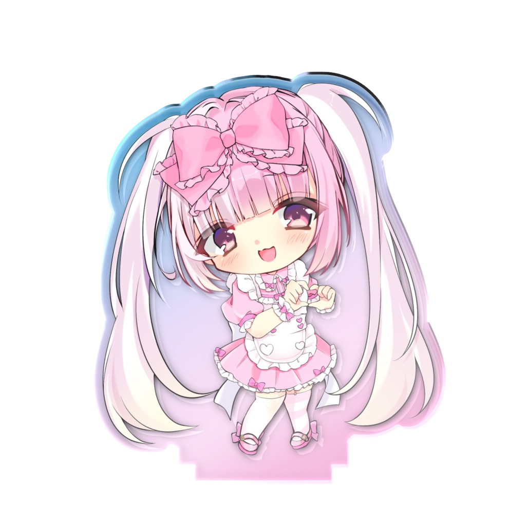 姫宮ここあ初期ミニイラスト.オーロラアクリルスタンド