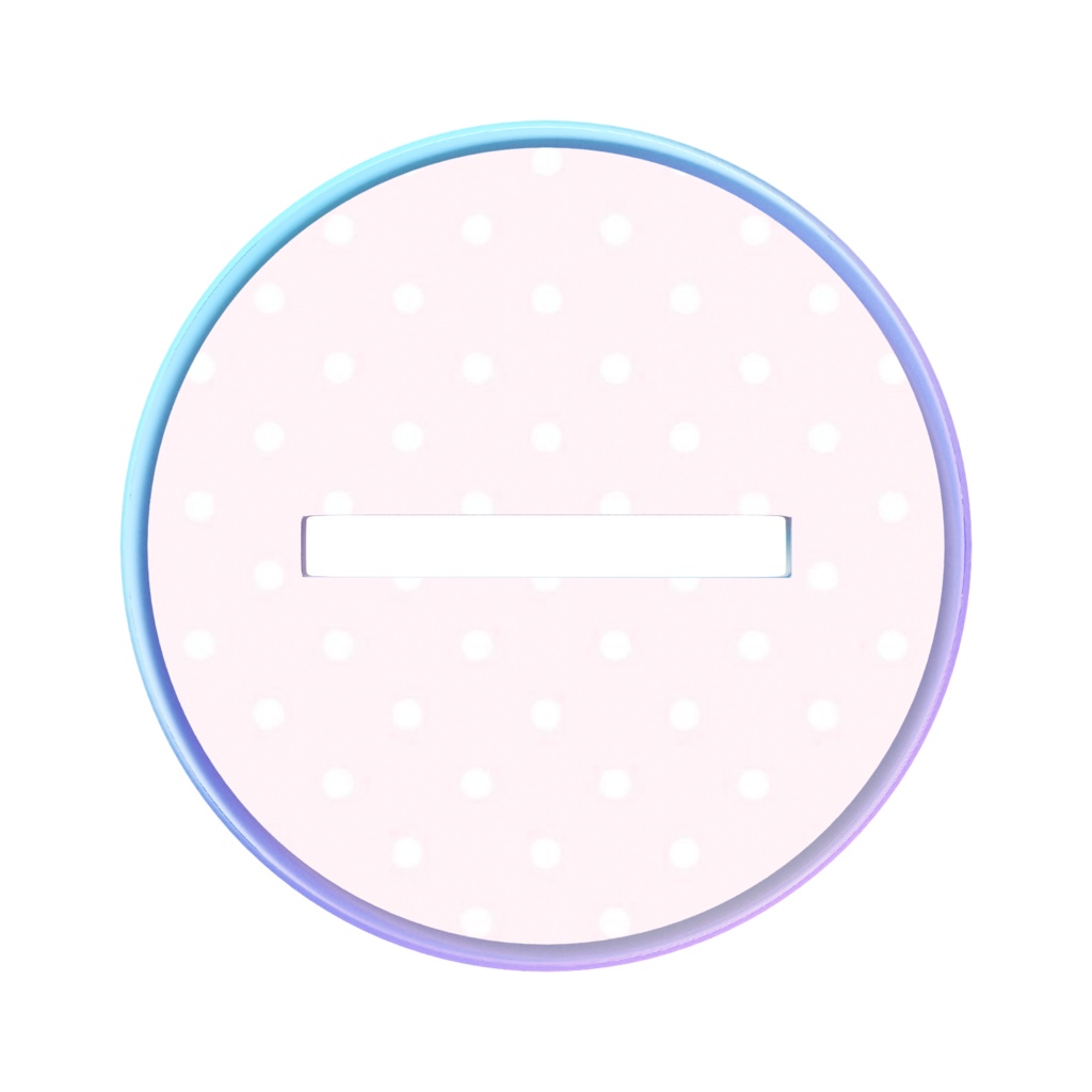 姫宮ここあ初期ミニイラスト.オーロラアクリルスタンド