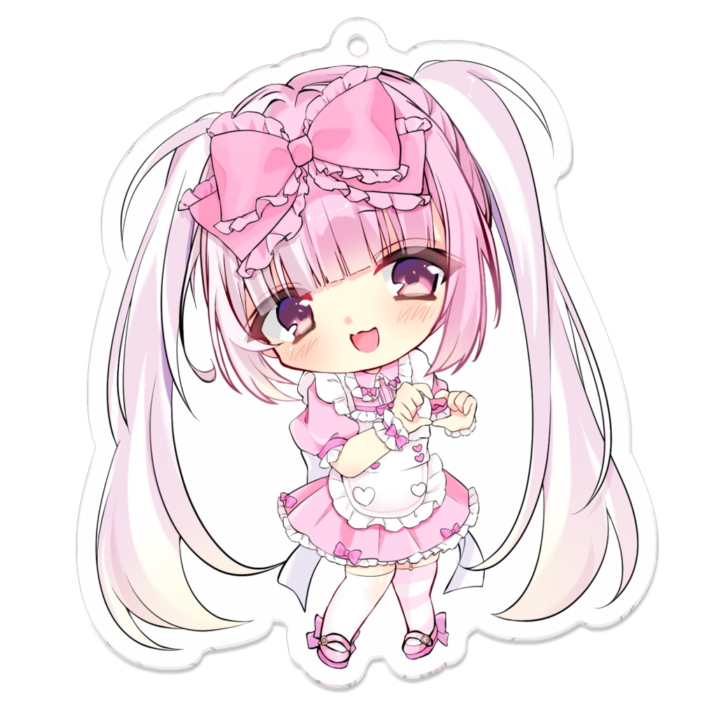 姫宮ここあ.初期イラストアクキー