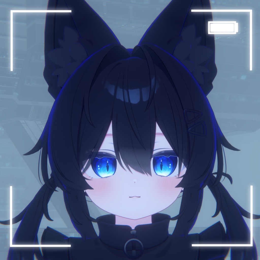 【19アバター対応】cyber cat eye texture