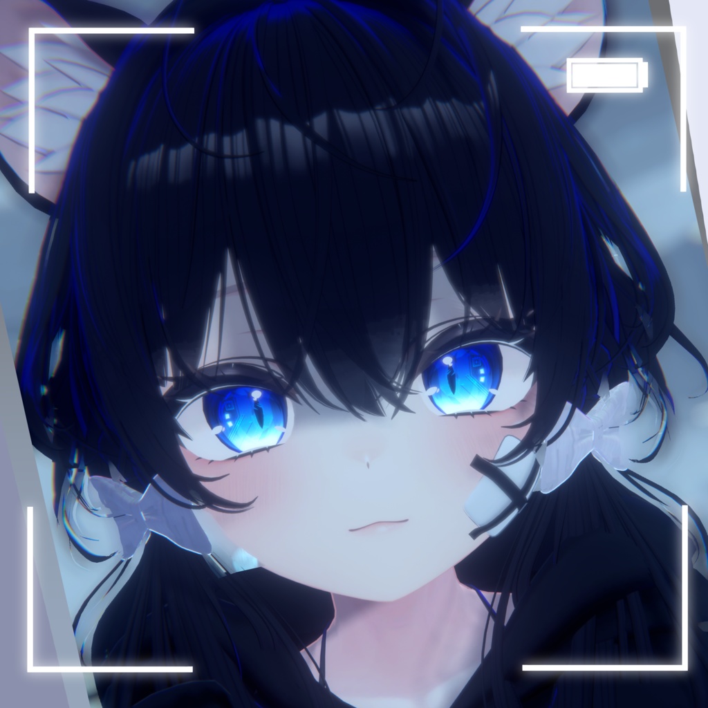 【18アバター対応】cyber cat eye texture