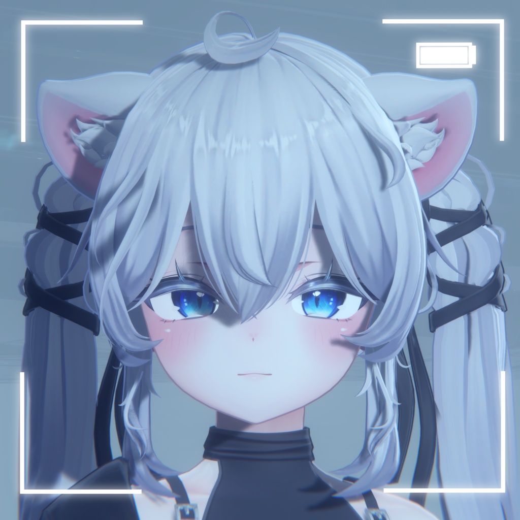 【18アバター対応】cyber cat eye texture