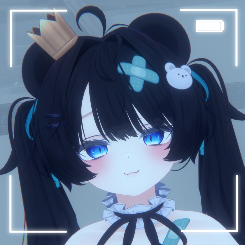 【18アバター対応】cyber cat eye texture