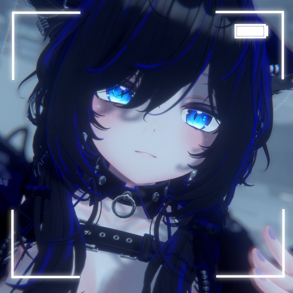 【18アバター対応】cyber cat eye texture