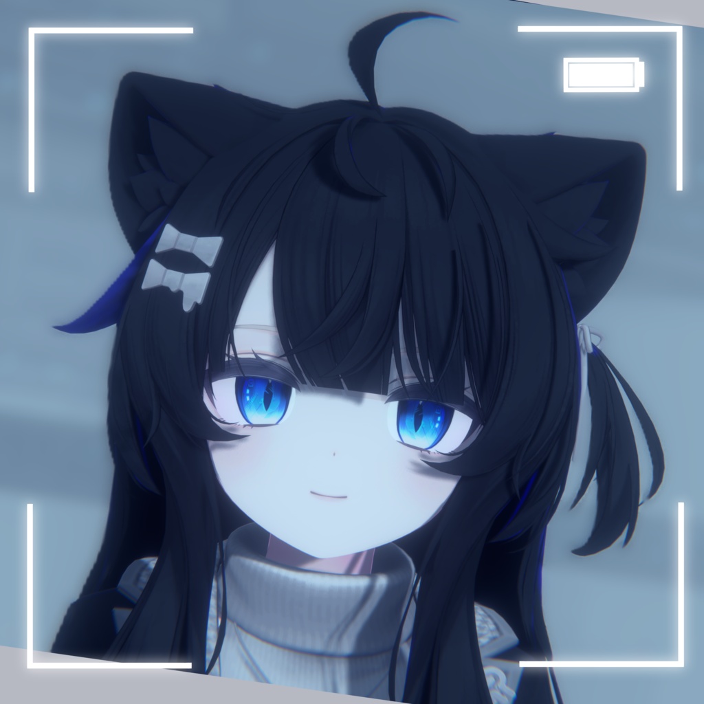 【18アバター対応】cyber cat eye texture