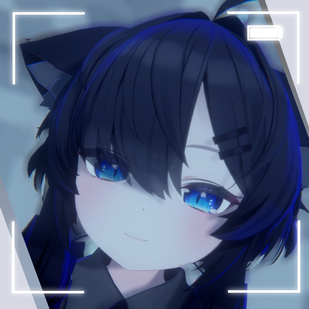 【18アバター対応】cyber cat eye texture