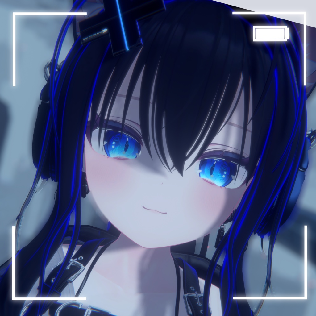 【18アバター対応】cyber cat eye texture