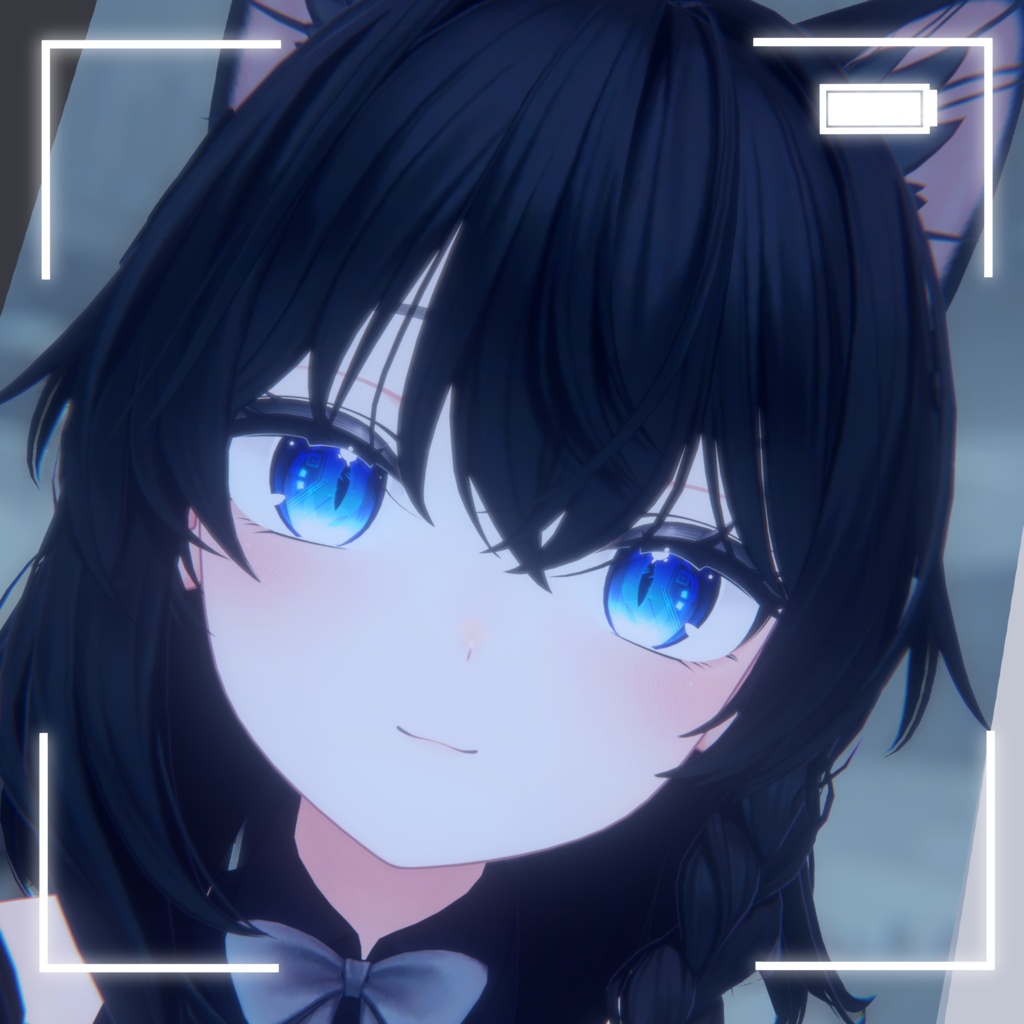 【18アバター対応】cyber cat eye texture