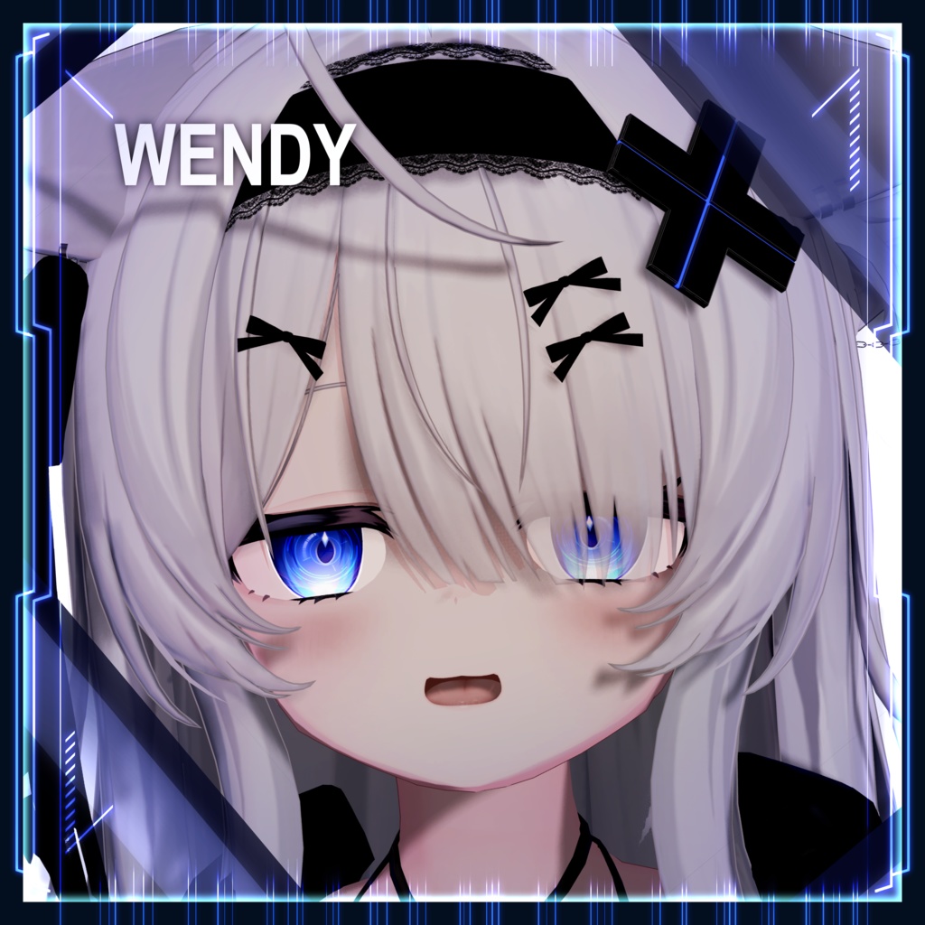 【22アバター対応】Cyber Reticle Eye texture