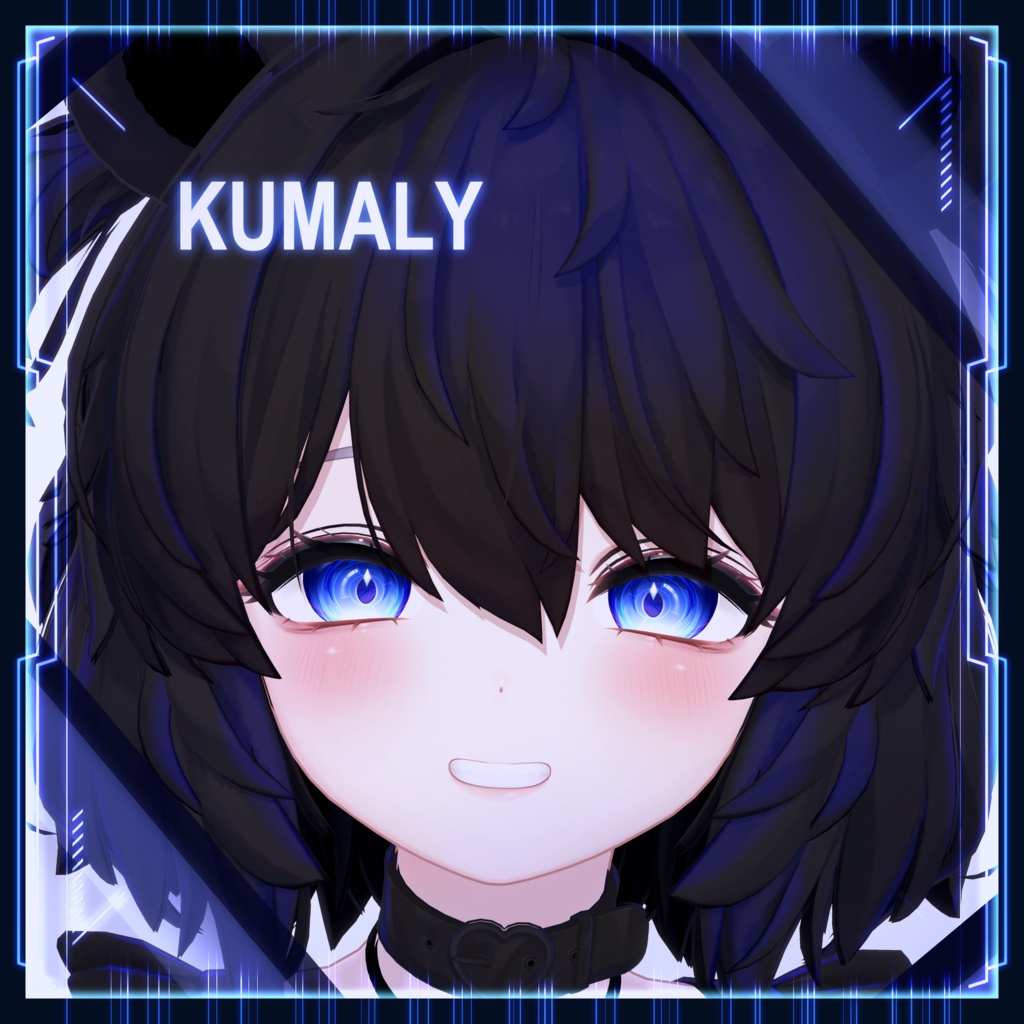 【22アバター対応】Cyber Reticle Eye texture