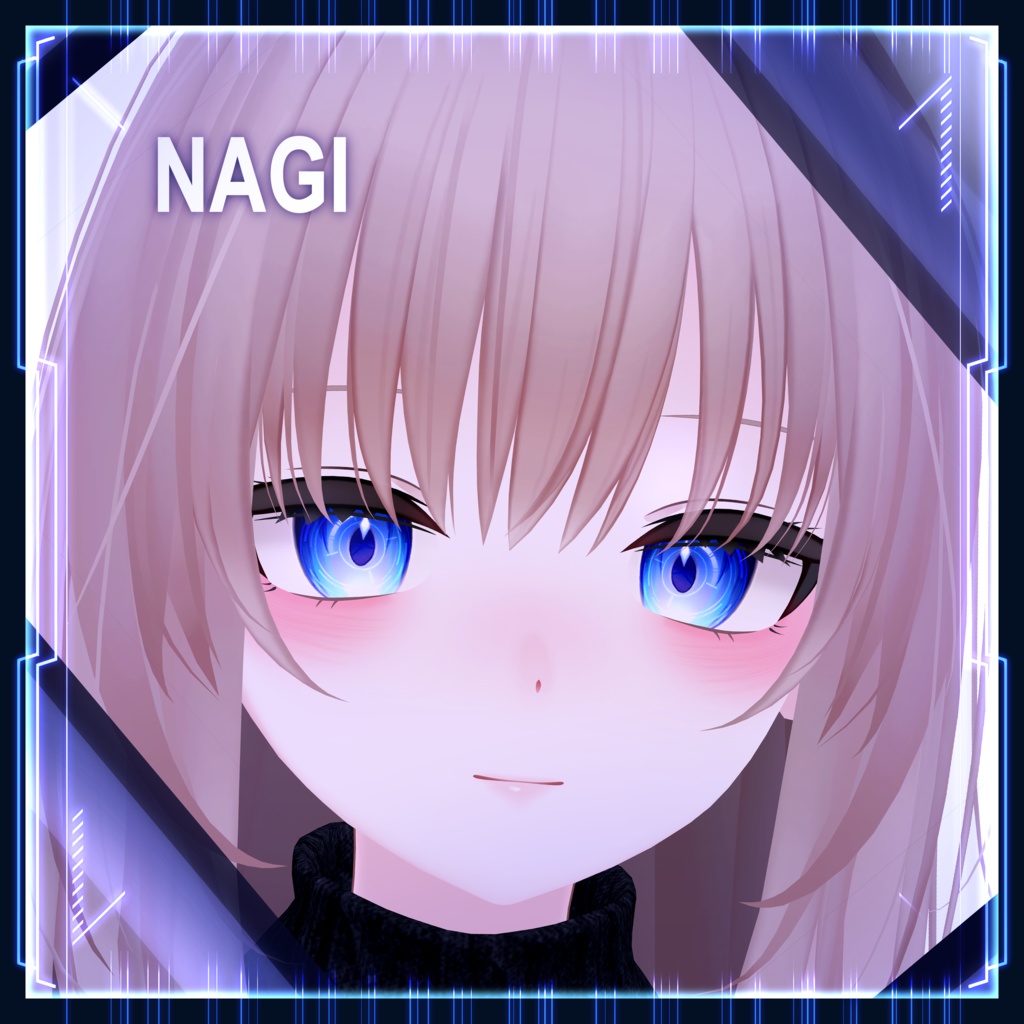 【22アバター対応】Cyber Reticle Eye texture